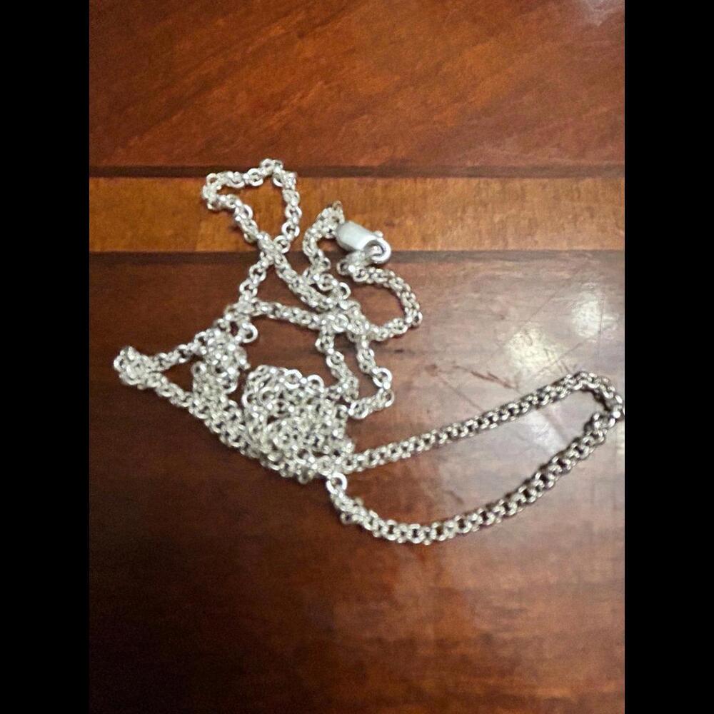 H23 925 sterling silver necklace 8.48g 20 inch